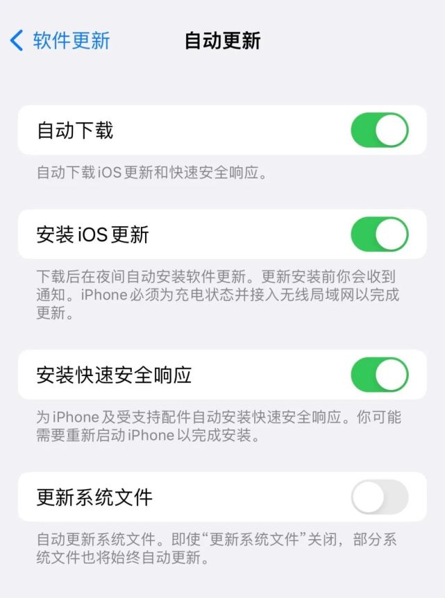 仁布苹果手机维修分享苹果快速安全响应更新有必要安装吗 